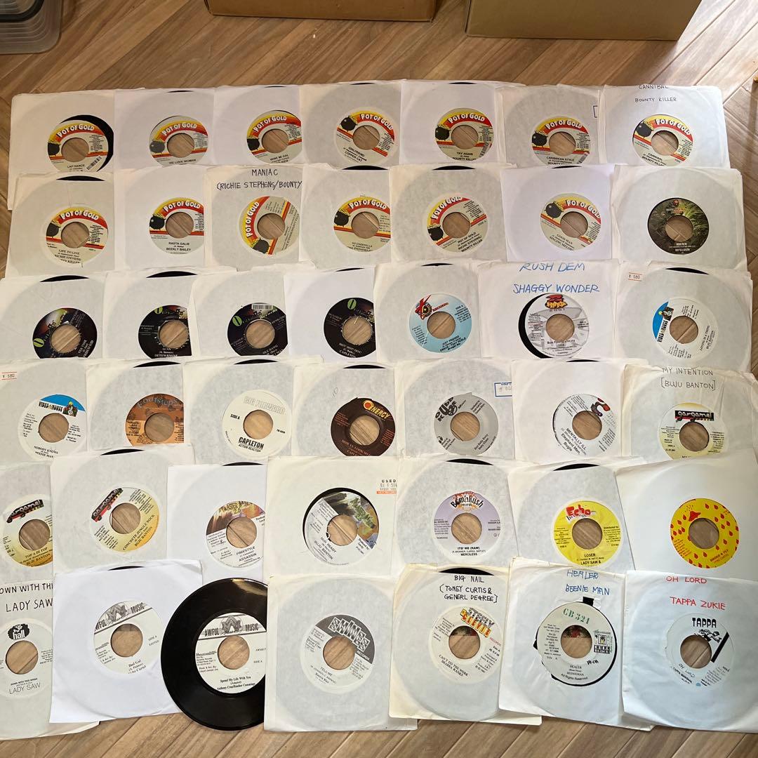 247枚！レゲエ　7インチレコード　まとめ売り　no.2