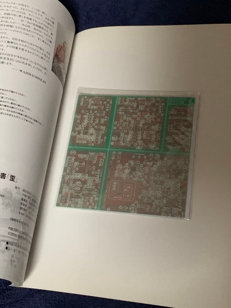 和嶋慎治 自作エフェクターの書「歪」 【プリント基板付】