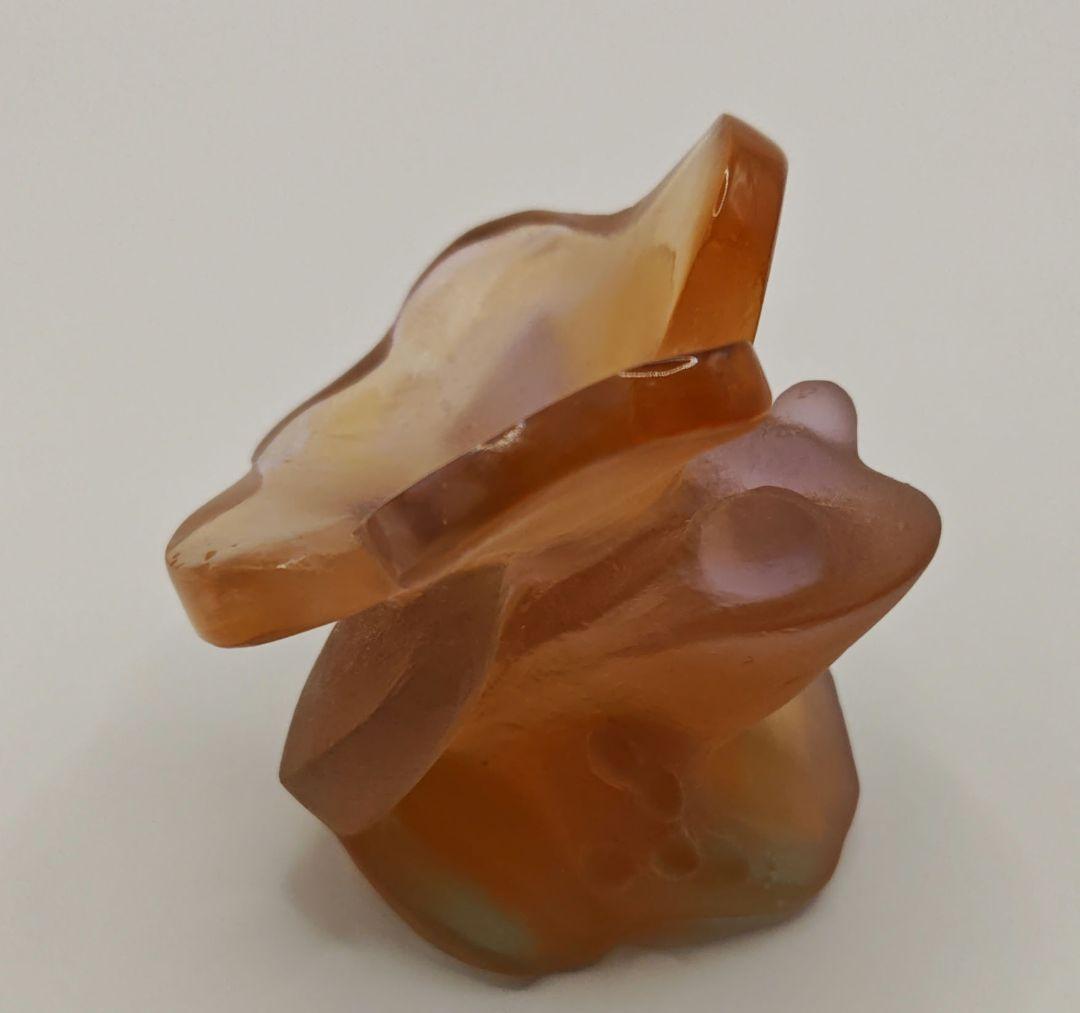 Daum ドームのラッキーフロッグ、かえるの置物　蛙　カエル