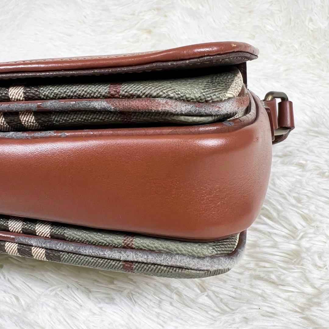 バーバリー ショルダーバッグ ノバチェック シャドーホース ヴィンテージ