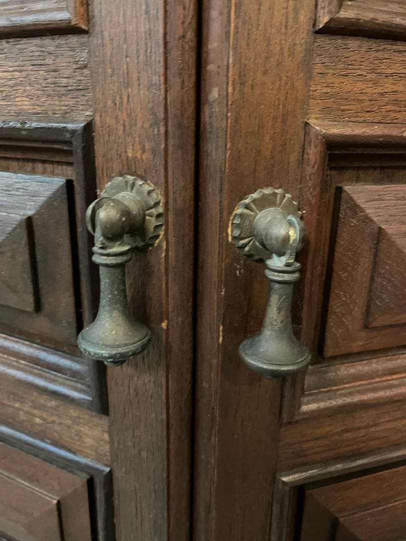 スペイン　アンティーク　オクタゴンサイドテーブル