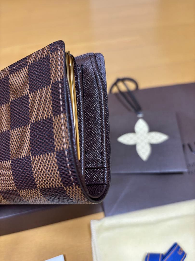 美品　LOUIS VUITTON ダミエ ポルトフォイユ　 ヴィエノワ　財布