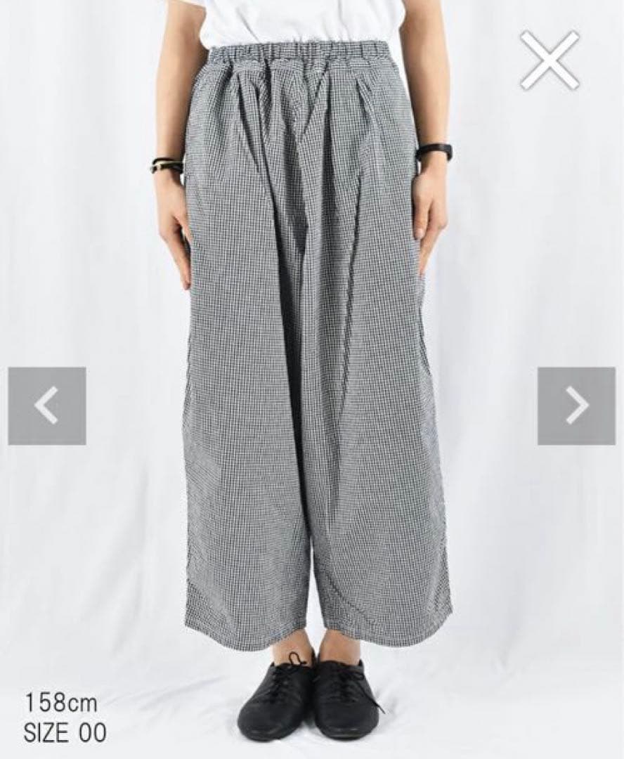 フレンチブリュ別注ORDINARY FITSボールパンツコットンリネンチェック