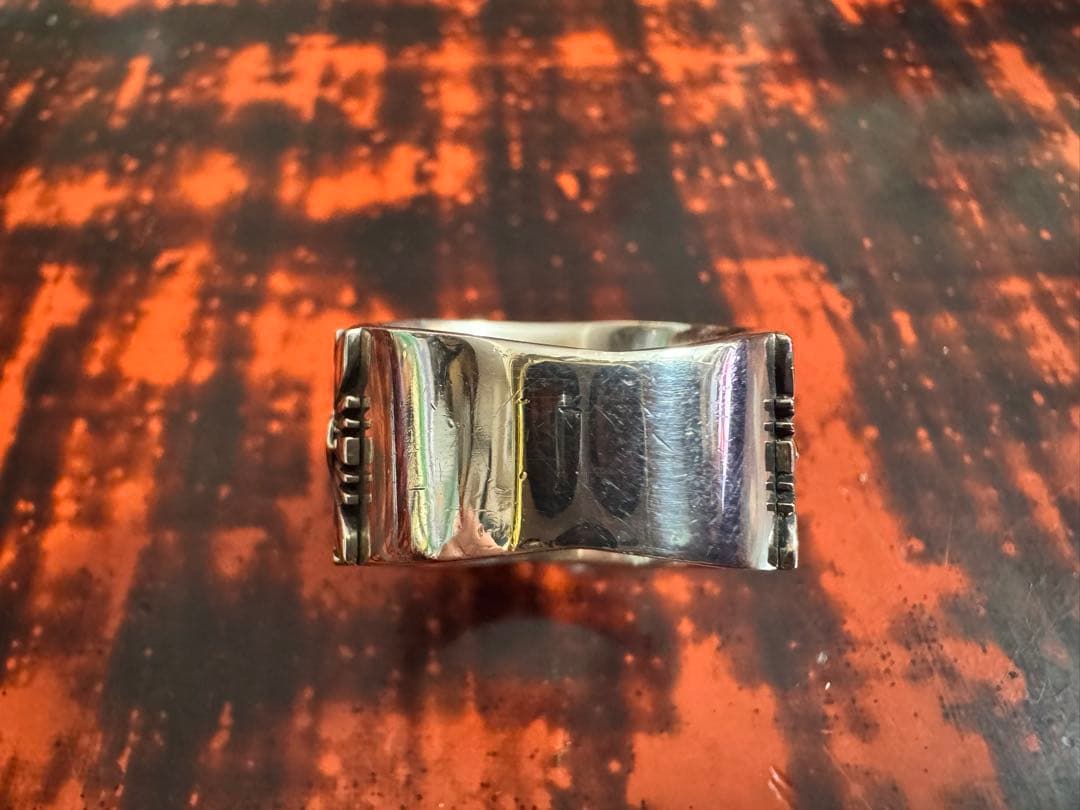 最終 パットベドニー リング 19号 スモーキービズビー 14K オーダー品