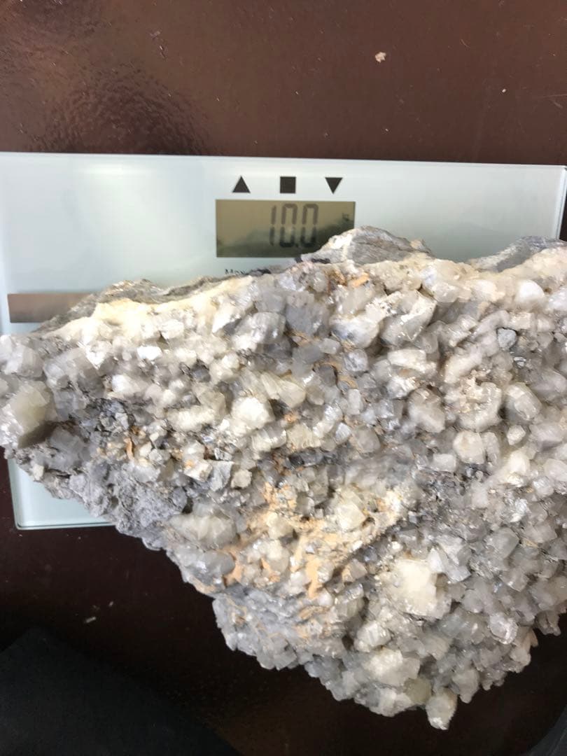 ◉特大10kgマダガスカル産【方解石/カルサイト】台付き原石