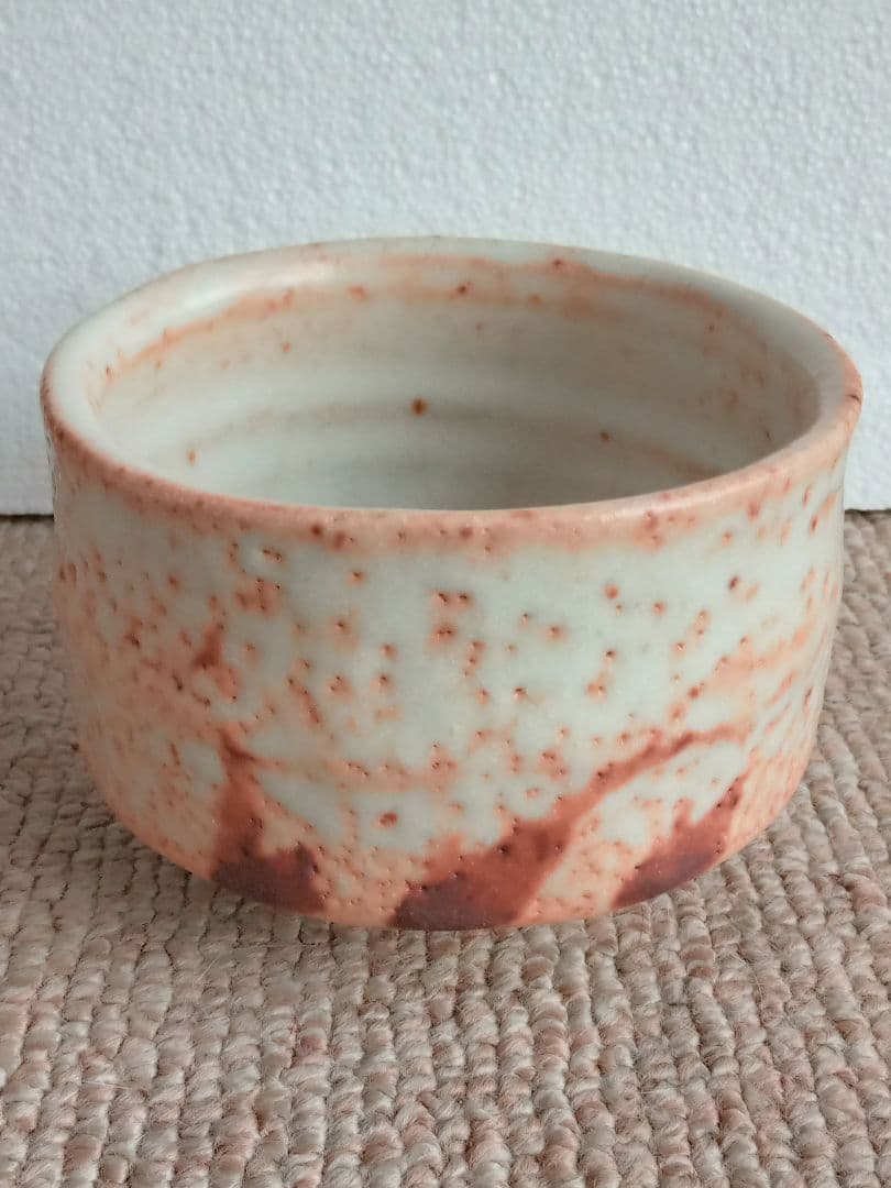 茶道具　樋口統三　志野茶碗　御嵩町重要文化財