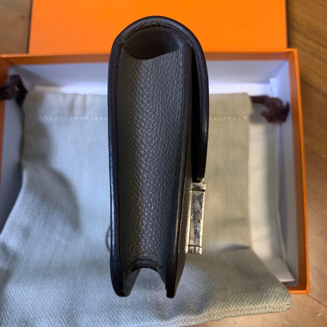 エルメス コンスタンス スリム エプソン SV金具 U刻印 グリメイヤー