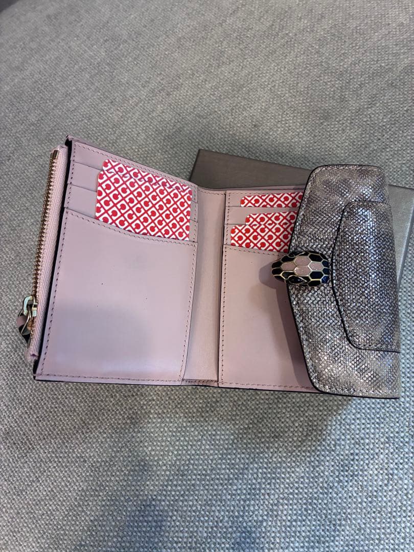 BVLGARI ブルガリセルペンティ フォーエバー 二つ折り財布