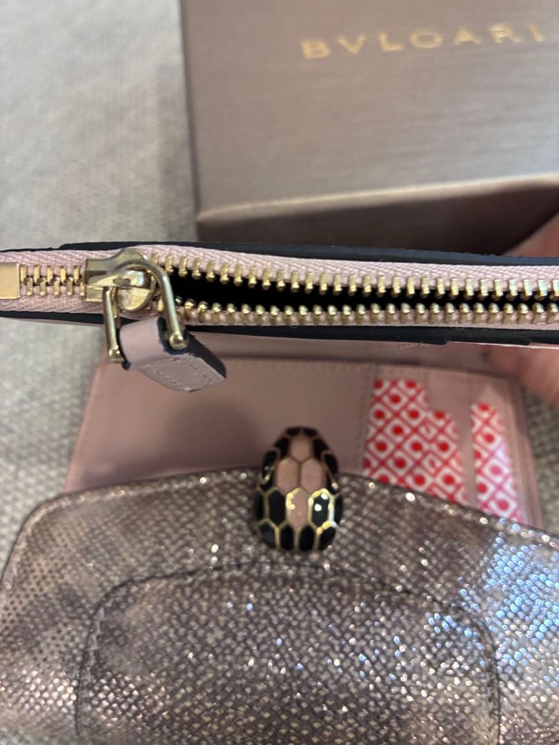 BVLGARI ブルガリセルペンティ フォーエバー 二つ折り財布
