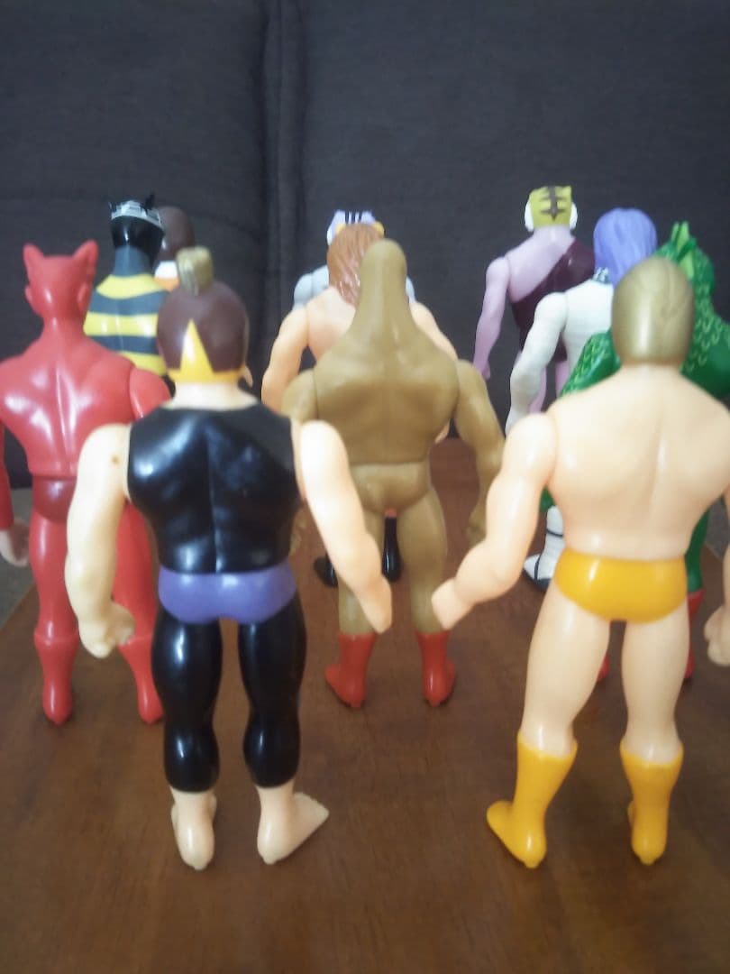 希少　タイガーマスク　ソフビ　11体　セット売り（当時モノ）