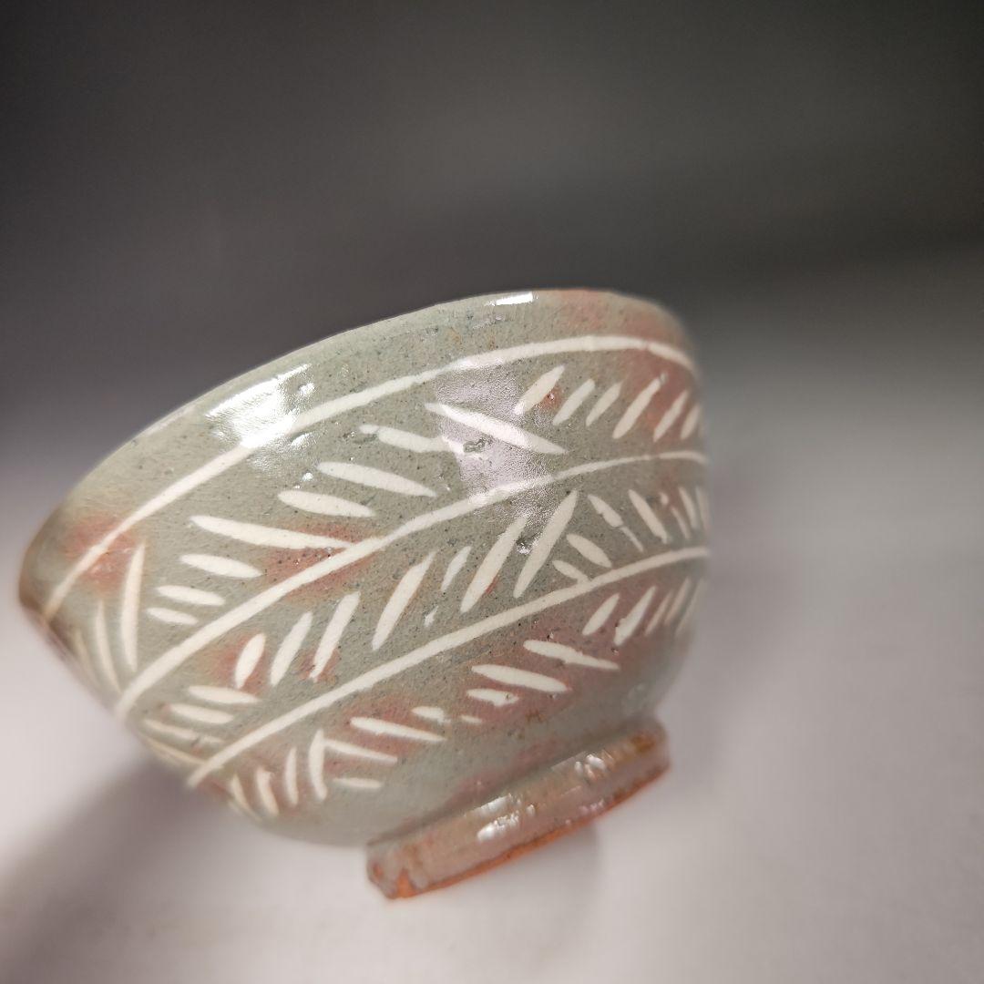 イ464 茶碗『廣州窯　新高麗三嶋茶碗』『表千家　久田宗也（尋牛斎）極箱』茶道具