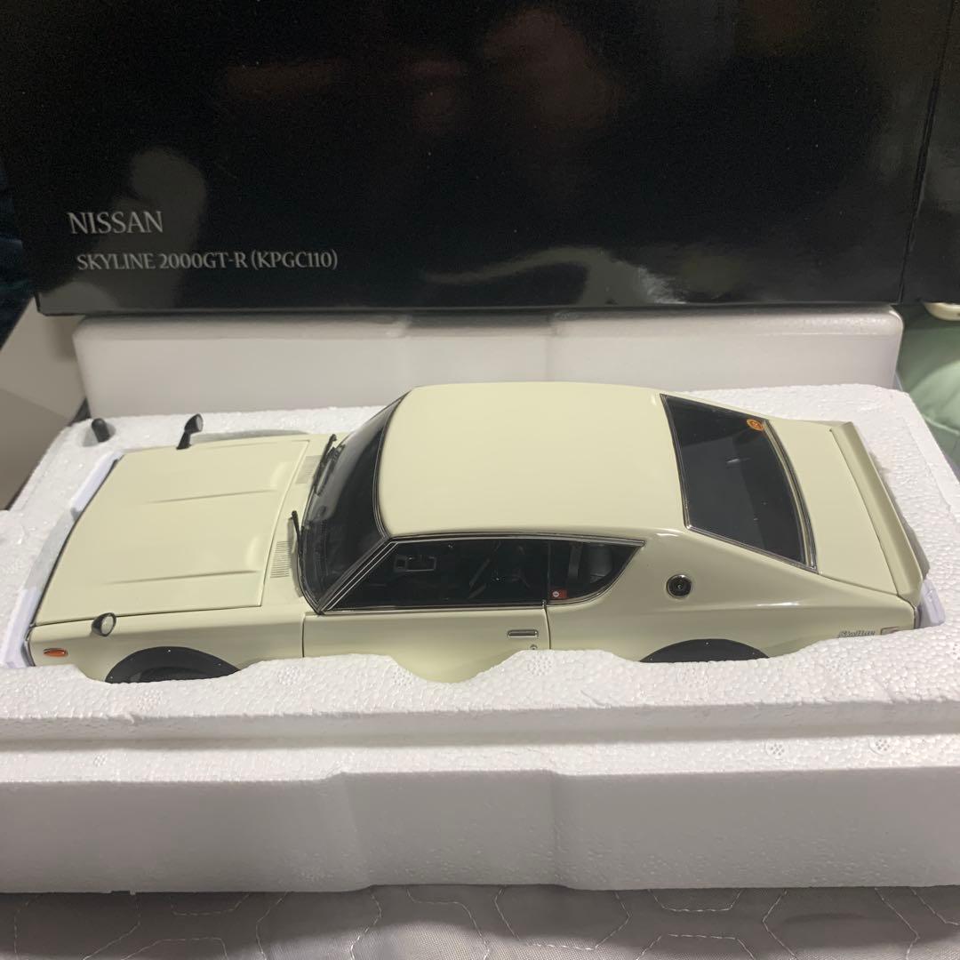 新品未使用京商 箱付1/18ケンメリ2000GT-R (KPGC110)ミニカー