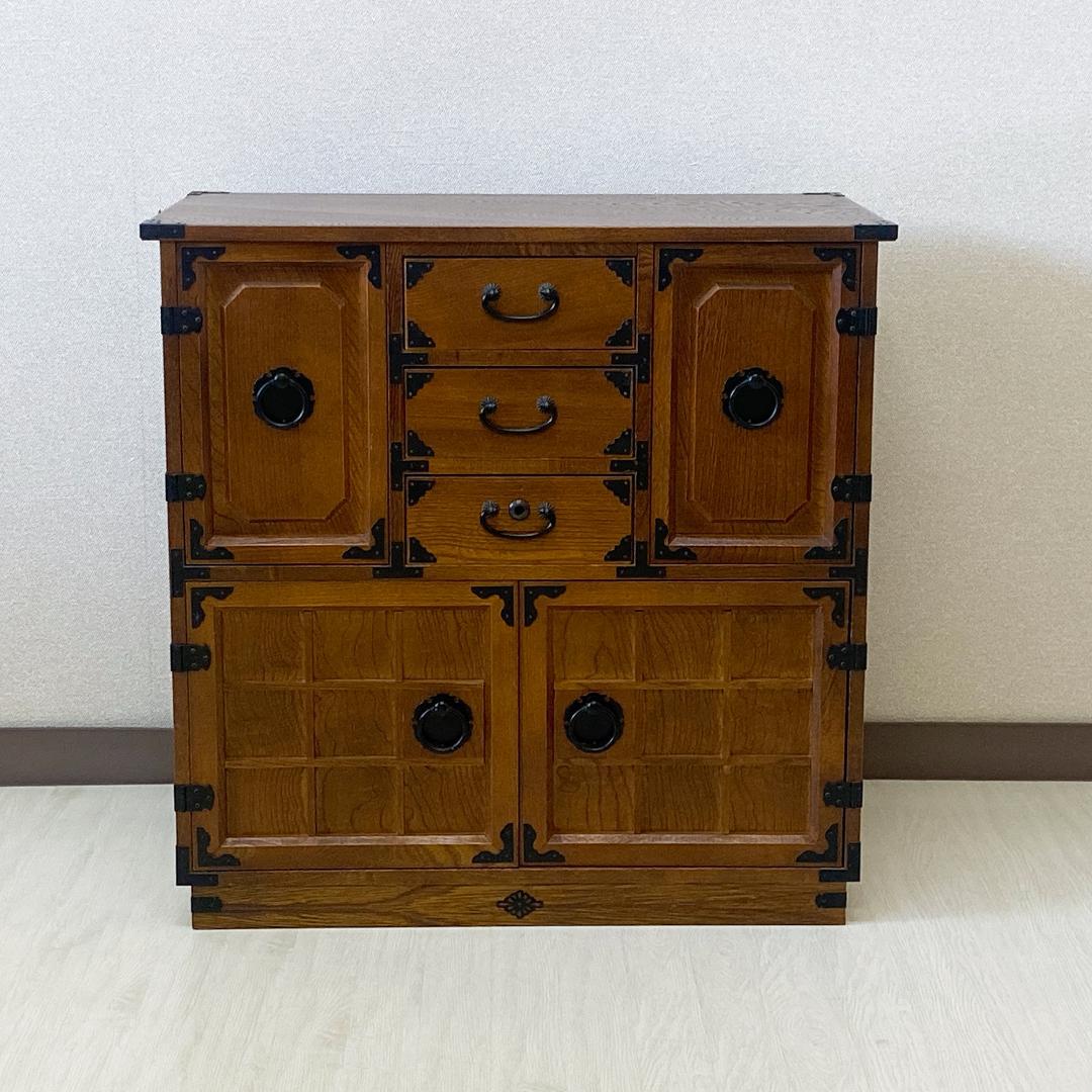 希少 箪笥 裁縫箱 木箱 からくり 隠しあり 古道具 和ダンス レトロ