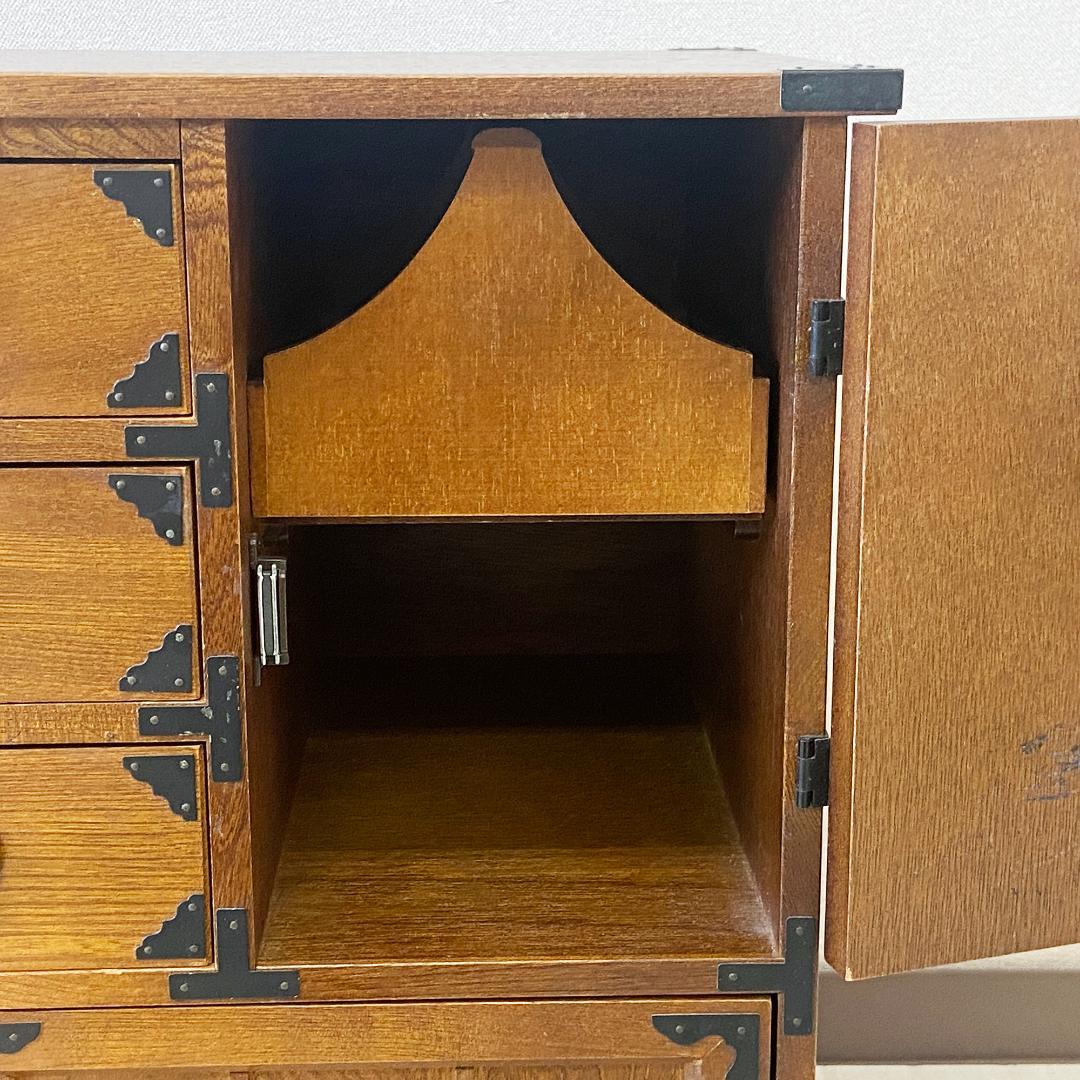 希少 箪笥 裁縫箱 木箱 からくり 隠しあり 古道具 和ダンス レトロ