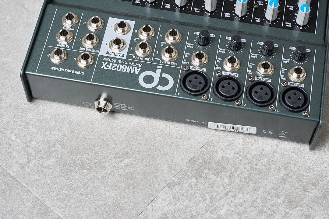 CP AM802FX 8チャンネルミキサー
