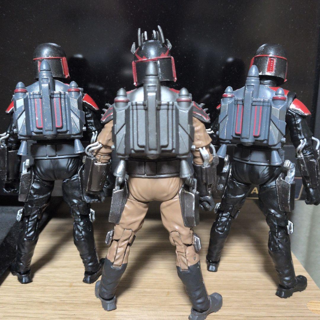 スターウォーズ　６インチ　マンダロリアン リペイント　カスタム　３体