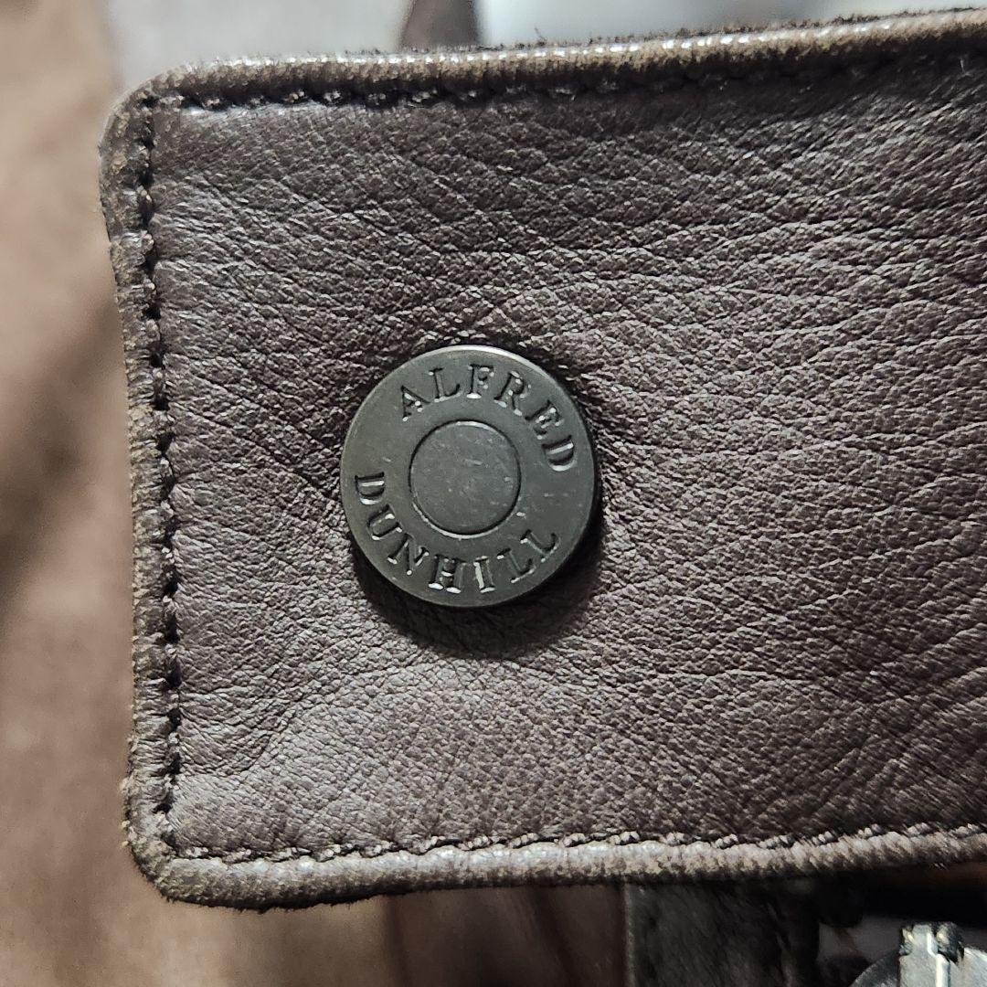 最高級イタリア製✨dunhill ライダースジャケット ラムレザー 羊革