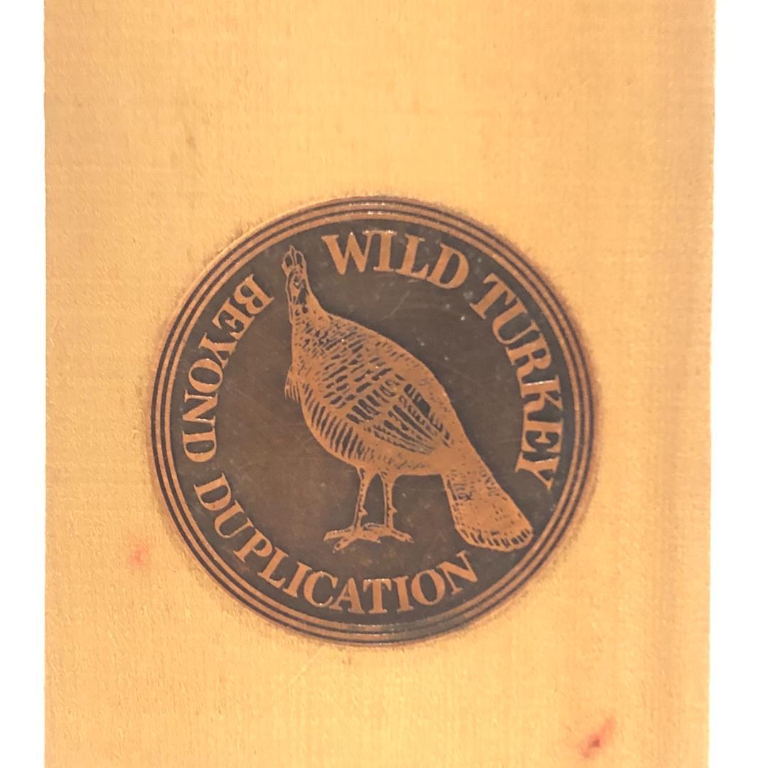 オールドボトル ワイルドターキー 8年 木箱入り 藁、リーフレット カード付属