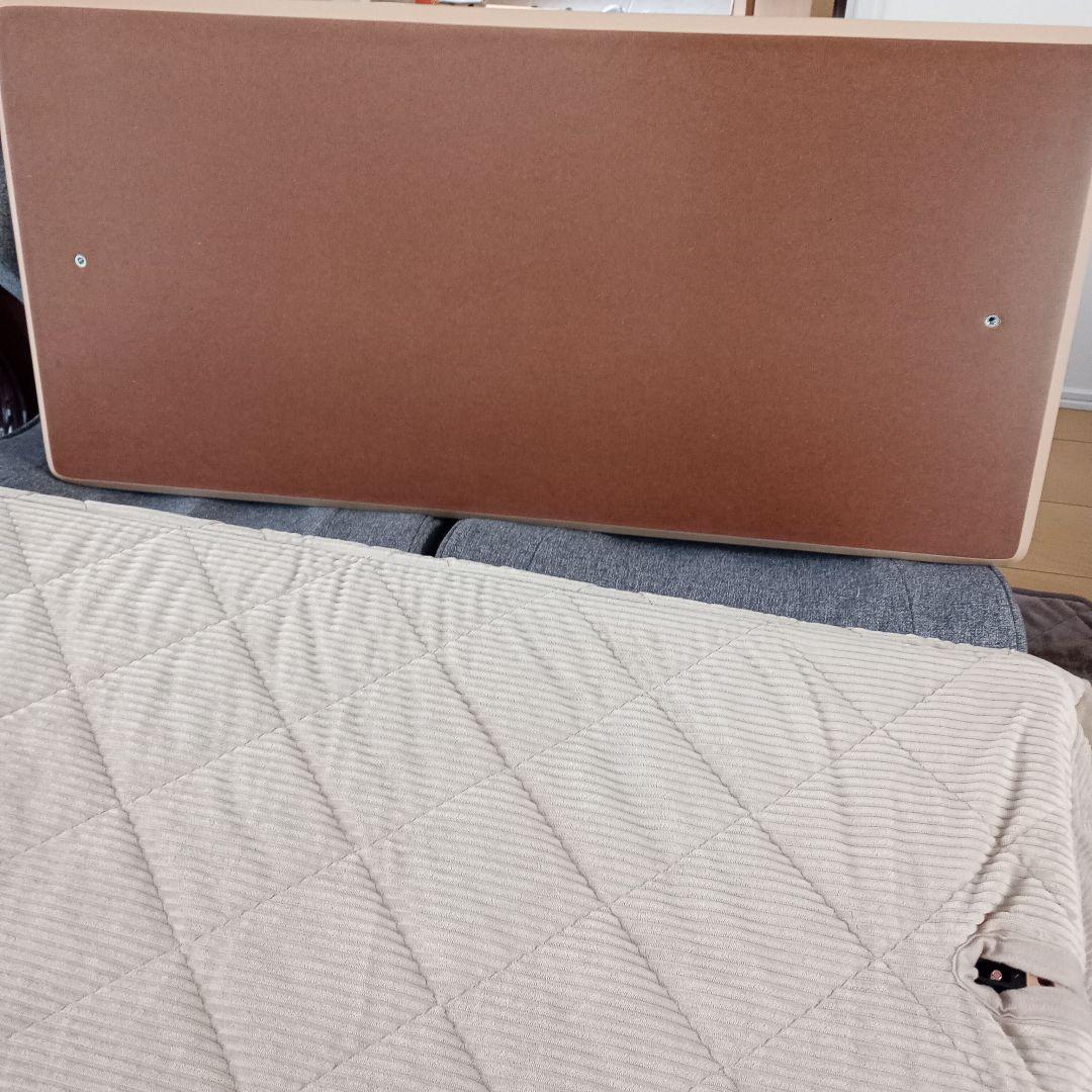 ハイコタツ　長方形テーブル　ベージュこたつ布団