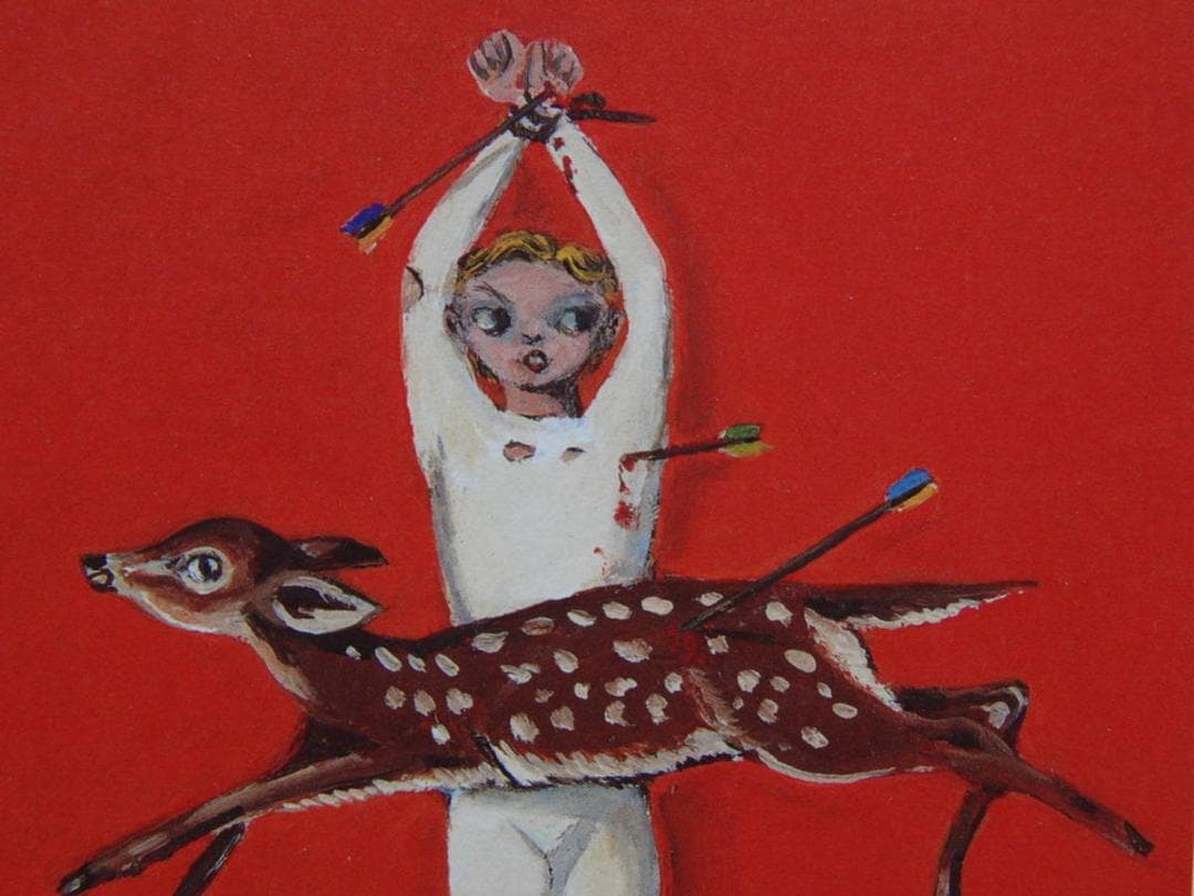 金子 國義、殉教、厳選、希少画集・額装画、人気作品、アート