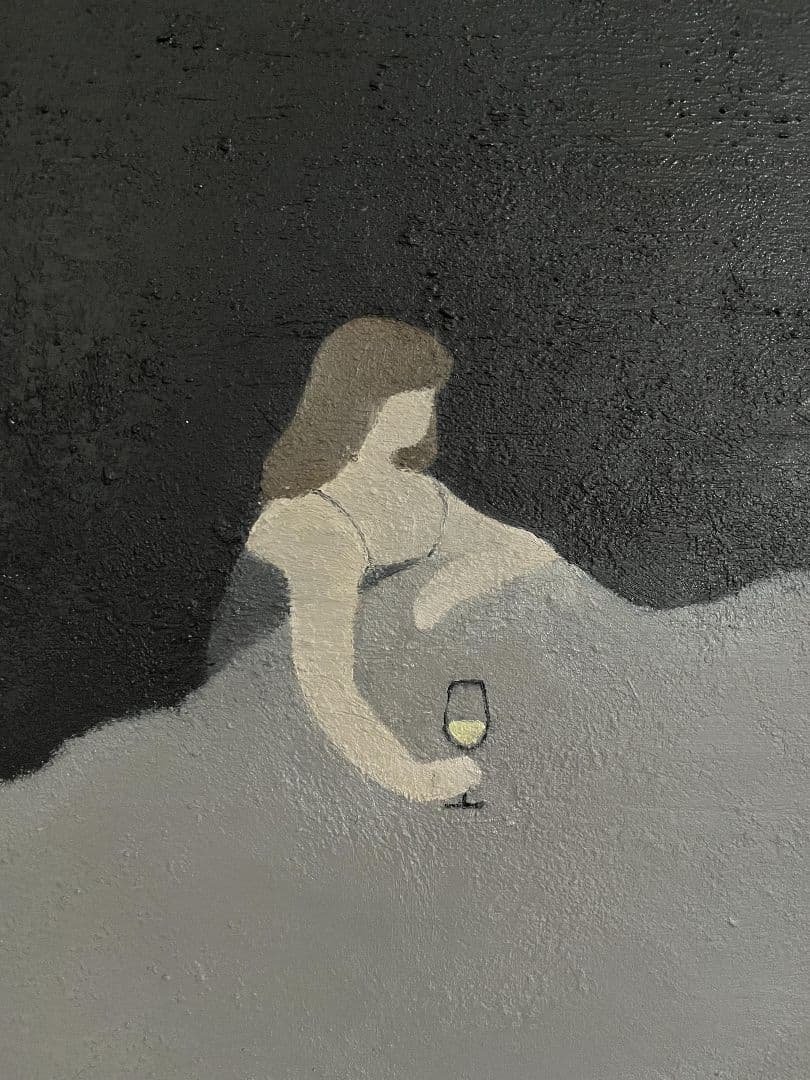 油彩画　そういう日