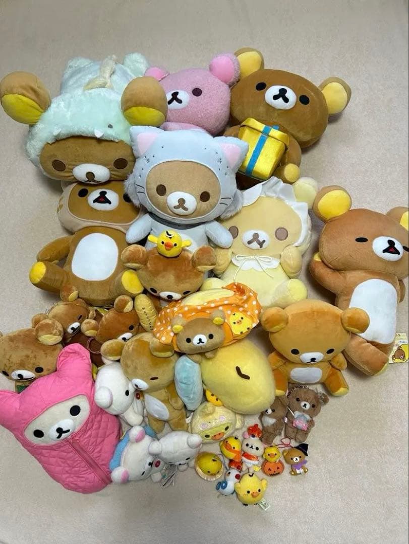 リラックマ　キイロイトリ　チャイロイコグマ　コリラックマぬいぐるみ大量まとめ売り