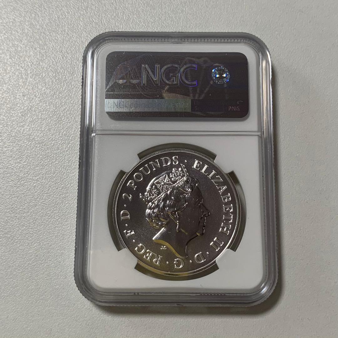2021年　エルトンジョン　銀貨　NGC MS69 ファーストリリース
