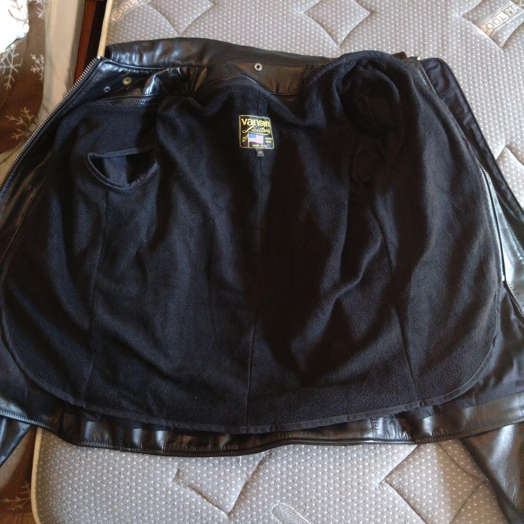VANSON MODEL F RIDERS JACKET ライダース 40