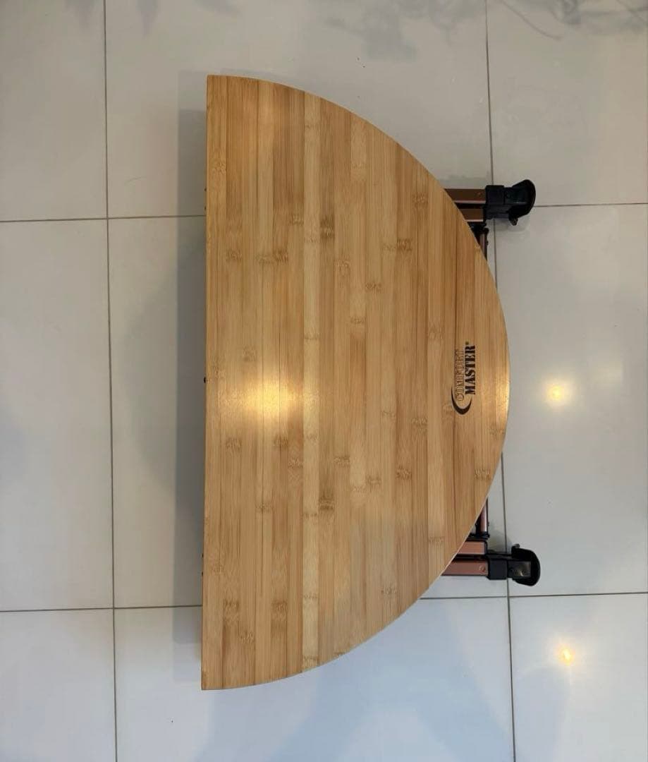 【使用少・廃盤】コールマン　コンフォートマスター　バンブーオーバルテーブル85