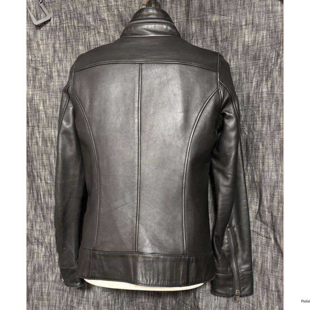 定価20万9000円 junhashimoto スペインラムレザー　ライダース