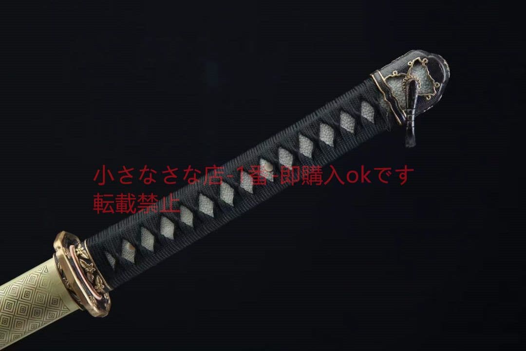 純銅鎏金銀九八指揮刀（黄銅鞘）武具　刀装具　日本刀　模造刀 居合刀