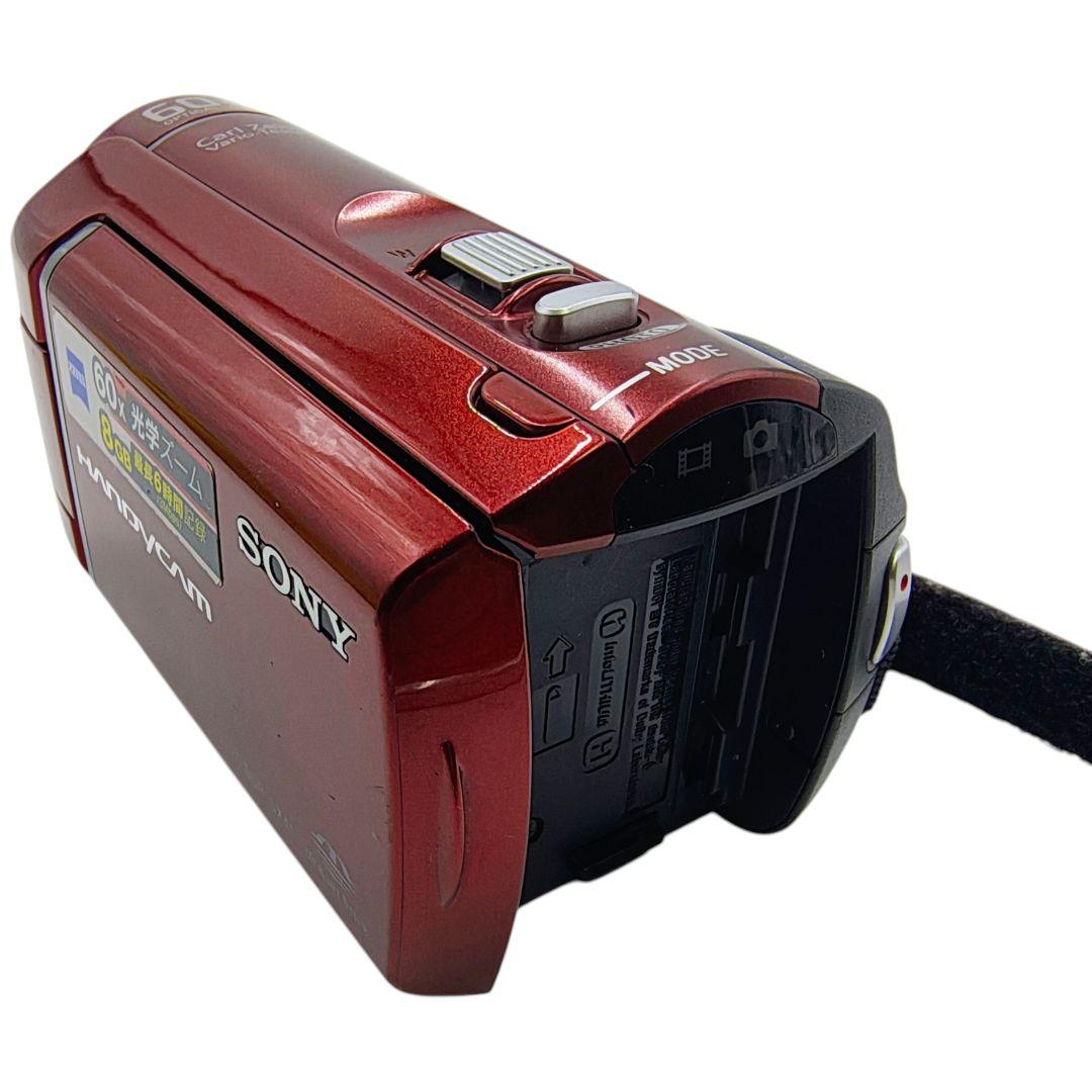 美品✨️SONY DCR-SX41 動作品 ビデオカメラ レッド 赤