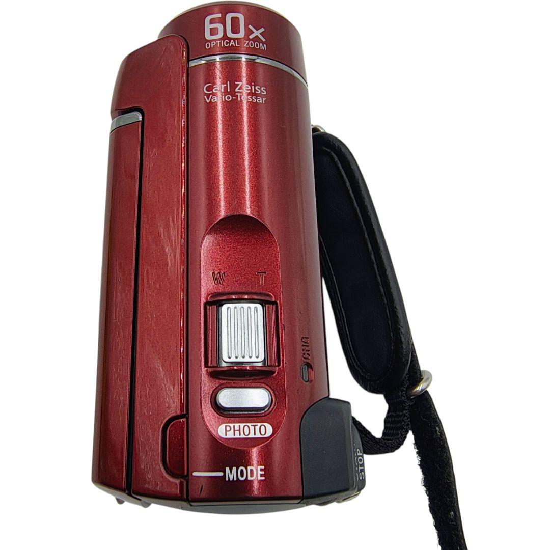 美品✨️SONY DCR-SX41 動作品 ビデオカメラ レッド 赤