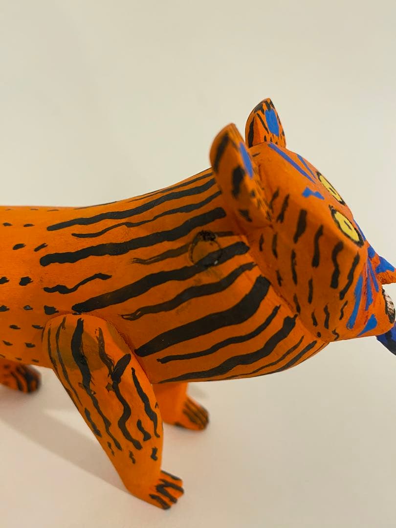 メキシコ工芸品　メキシカンクラフトアート　木彫り人形