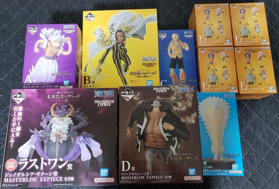 一番くじ ワンピース A賞 B賞 C賞 D賞 E賞 F賞4種コンプラストワン賞