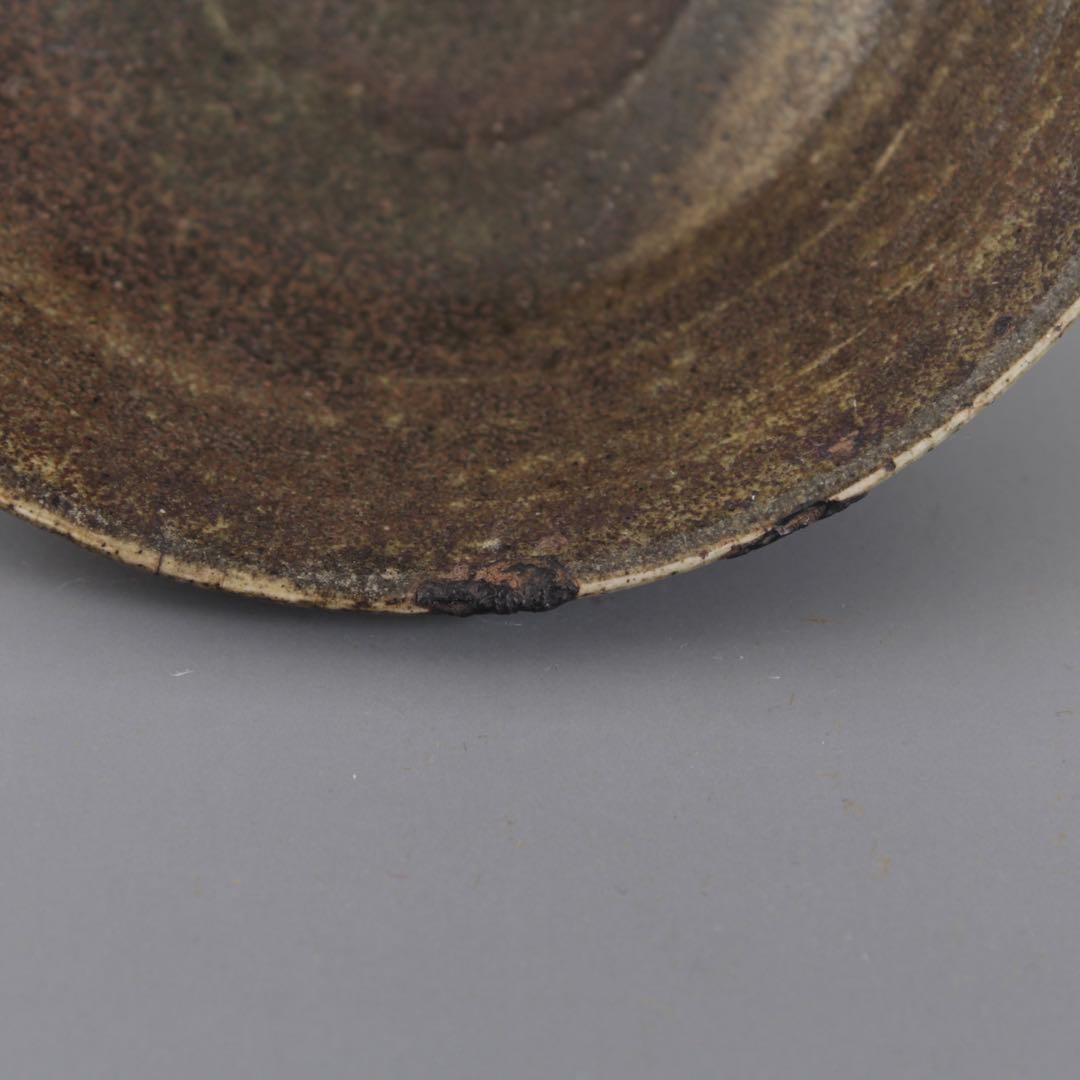 「初雪」はけめ 茶碗 加藤石春 茶道具 古美術 古道具 アンティーク