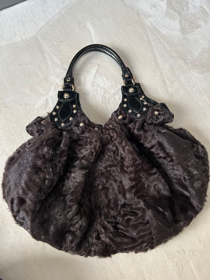 GUCCI ファーバッグ　　保存袋付