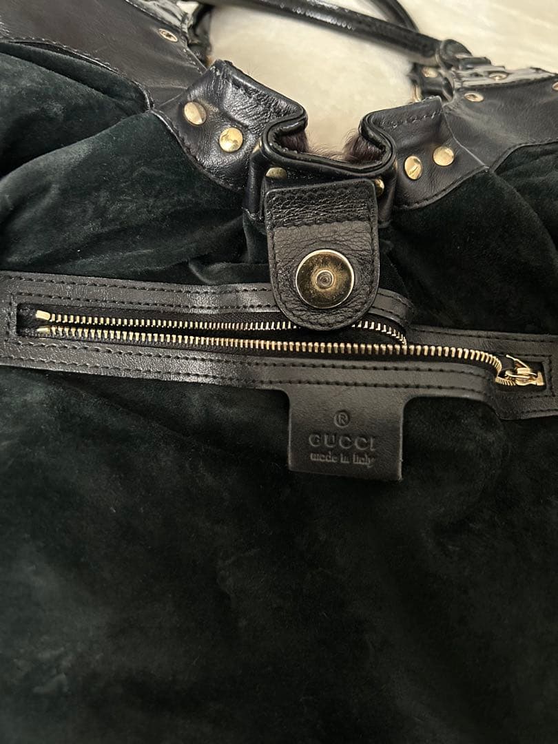 GUCCI ファーバッグ　　保存袋付