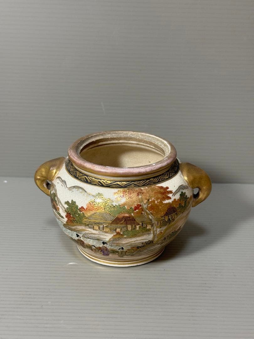 2147 薩摩焼　香炉　蓋なし