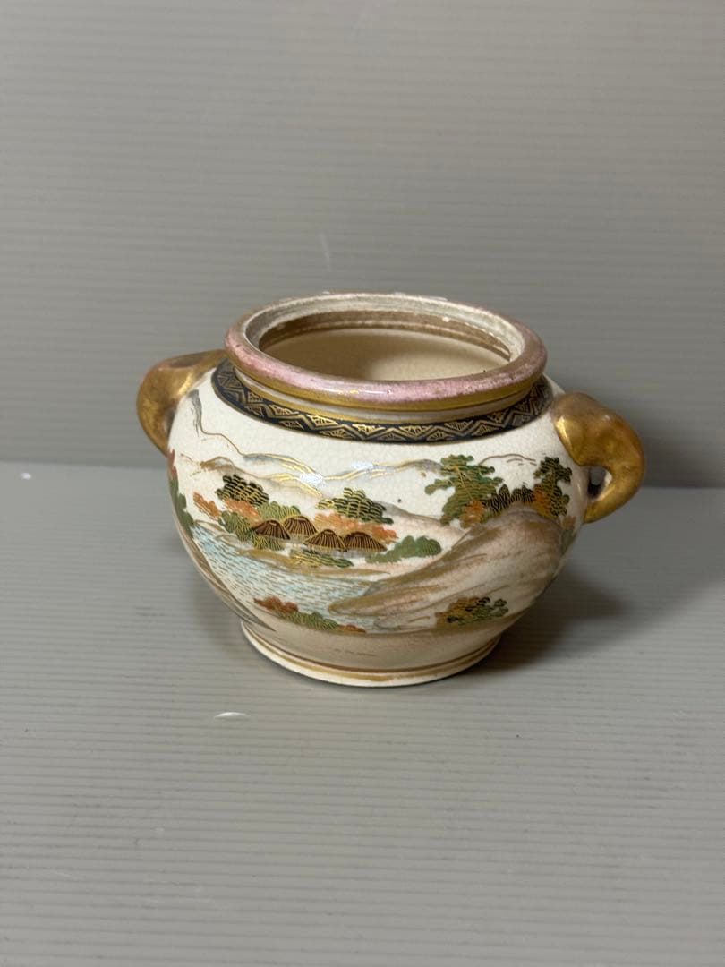 2147 薩摩焼　香炉　蓋なし