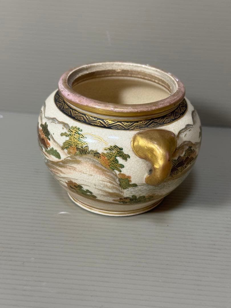 2147 薩摩焼　香炉　蓋なし