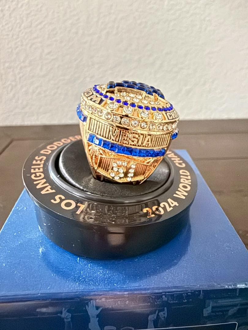 【非売品・限定品】Dodgersアレックス・ベシア 2024チャンピオンリング