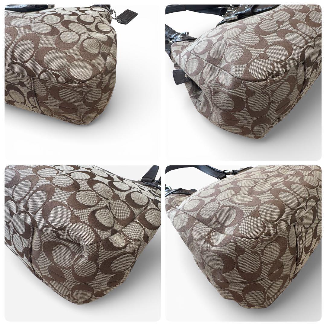 未使用に近い　Coach　ショルダーバッグ　ソーホー　シグネチャー　F17094