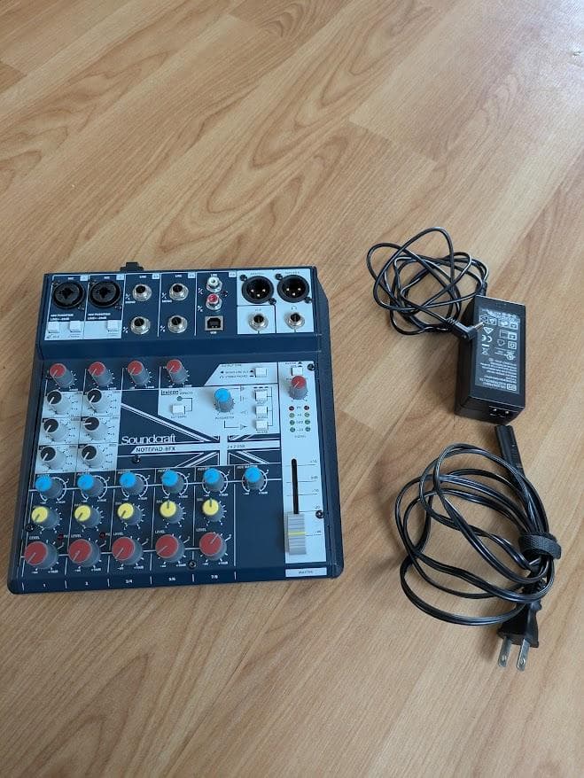 ＊お値下げ不可　Soundcraft NOTEPAD-8FX アナログミキサー