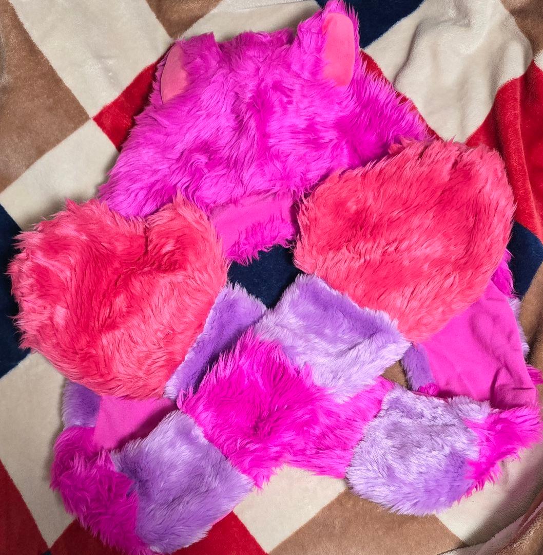 ディズニー チェシャ猫 ファンキャップ マフラー