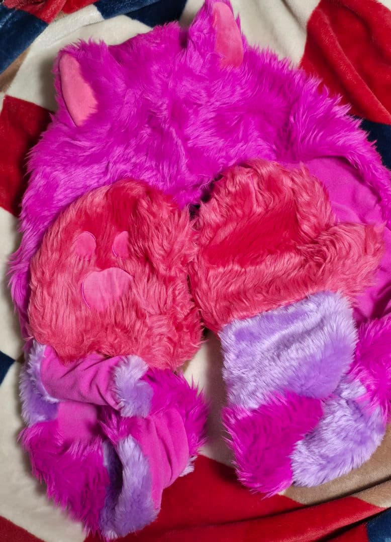 ディズニー チェシャ猫 ファンキャップ マフラー