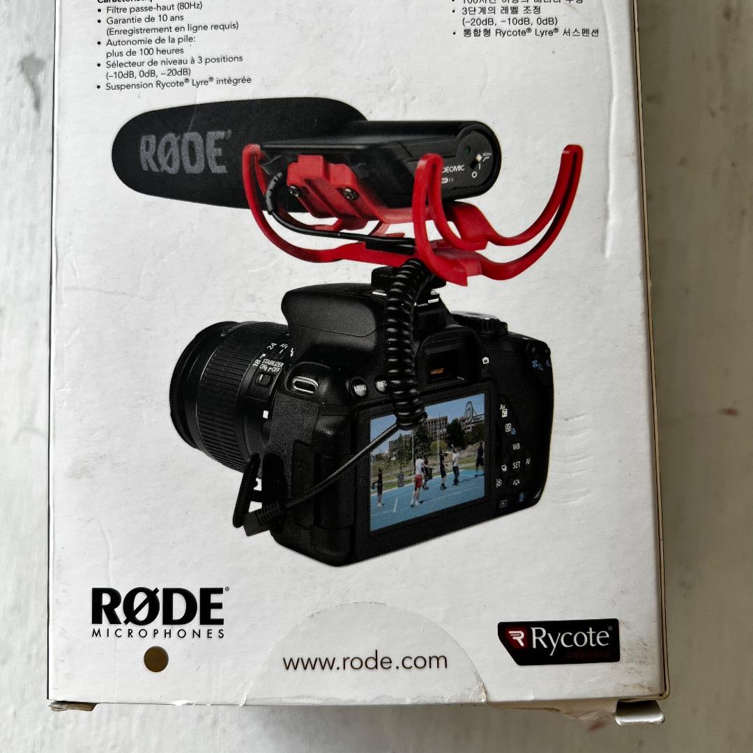 【国内正規流通品】RODE ロード VideoMic Rycote ビデオマイク