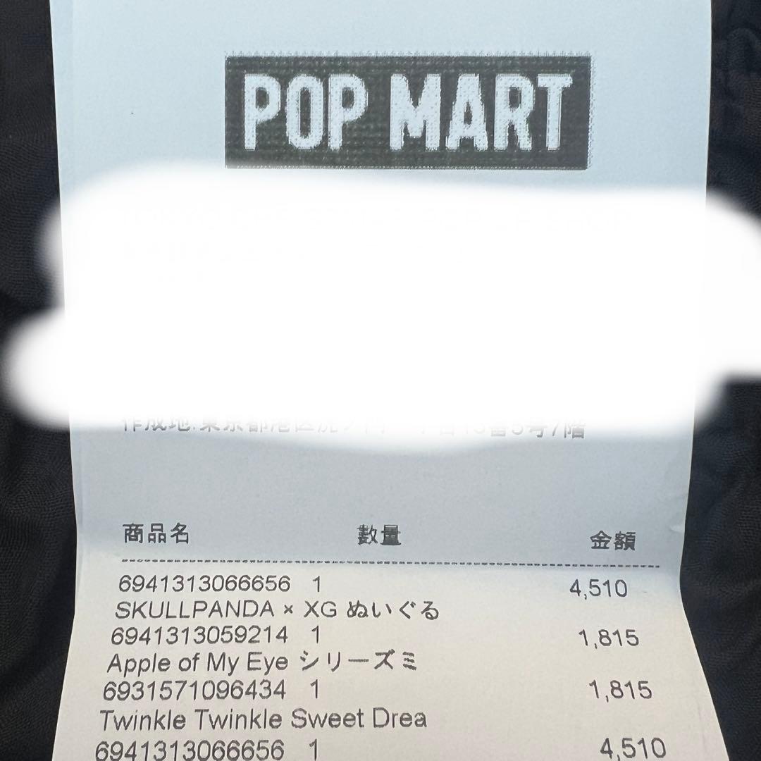 POPMART SKULLPANDA XGコラボ