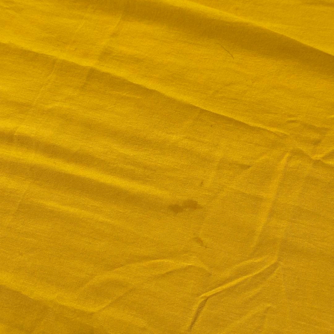 ハザマ 揺方 2018ss 帯 ブラック イエロー トリアセテート 黒 無地