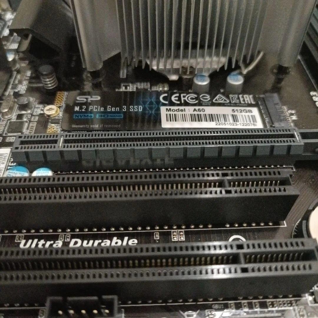 i7-7700+GA-H170M-D3H DDR3+メモリ4GB+クーラー